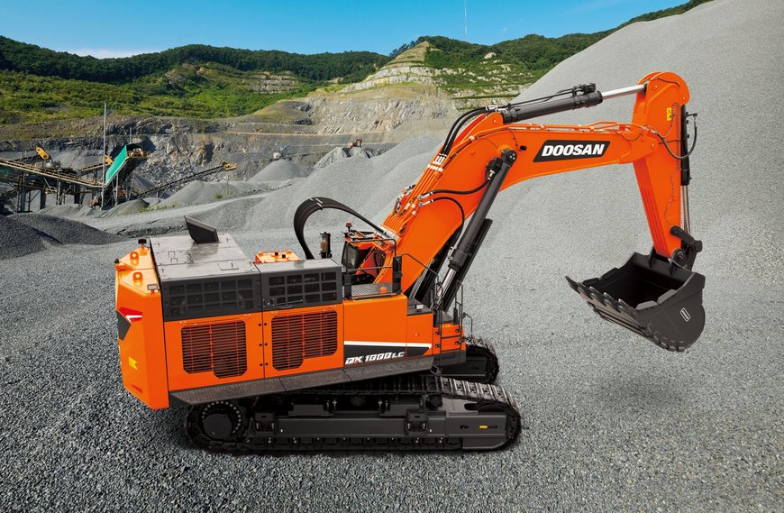 New Doosan Excavator Offers Best Performance in 100 t Class